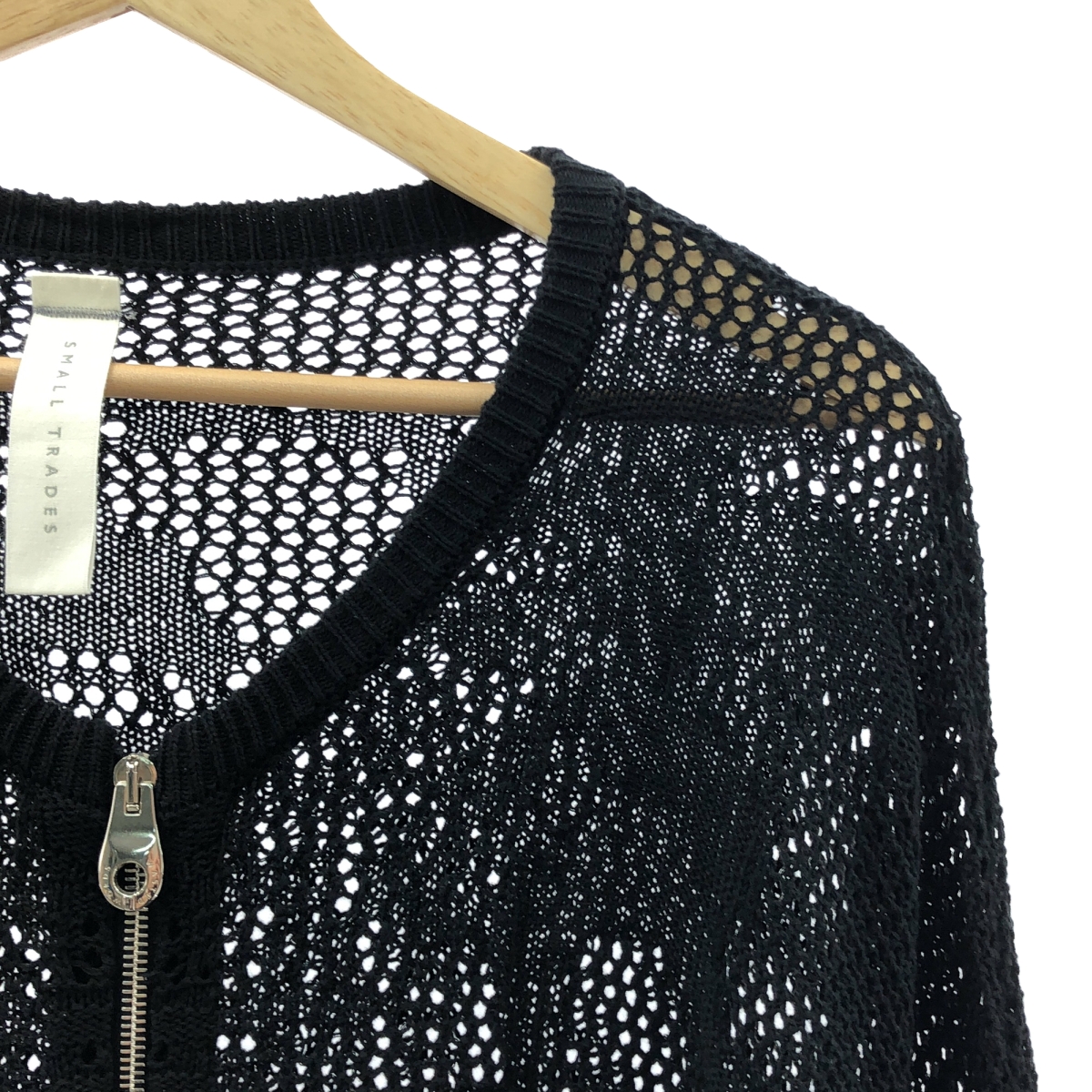 SHINYA KOZUKA / シンヤコヅカ ANGEL LACE KNIT ジップアップ レースニット