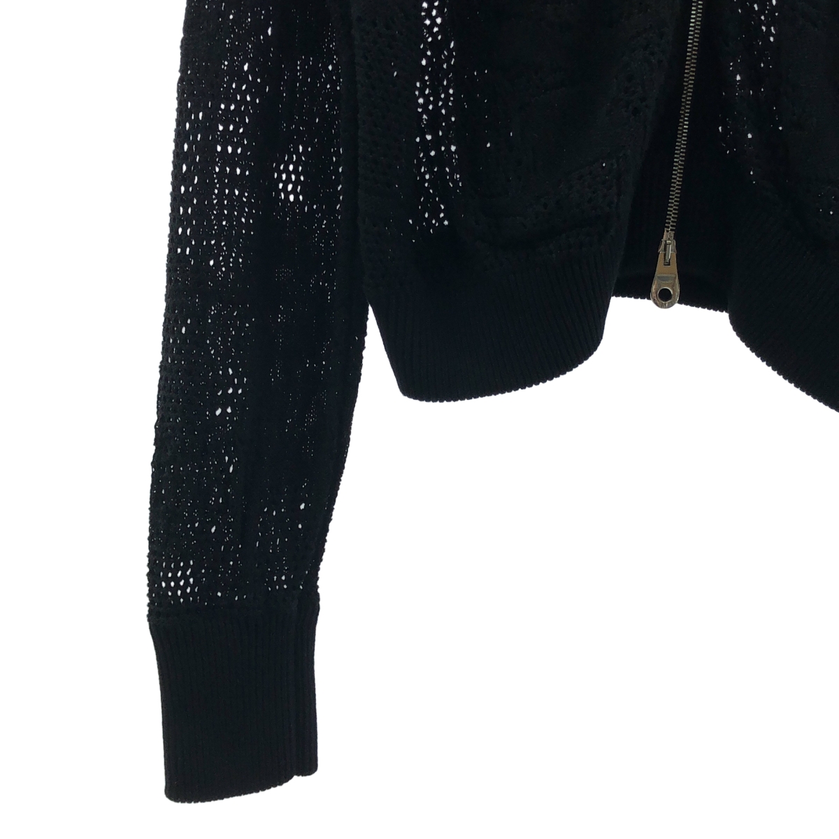 SHINYA KOZUKA / シンヤコヅカ ANGEL LACE KNIT ジップアップ レースニット