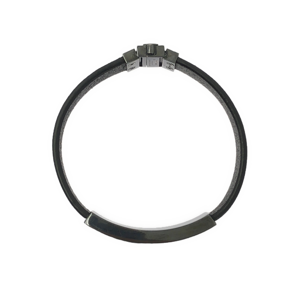 BOTTEGA VENETA / ボッテガヴェネタ イントレチャート プレート レザー ブレスレット