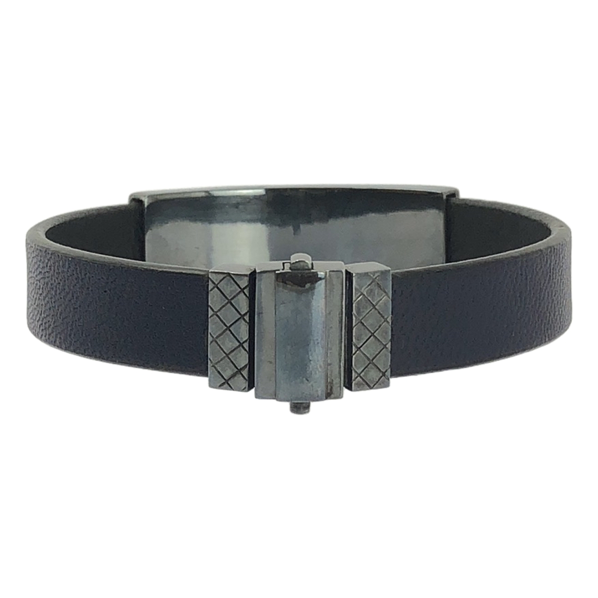 BOTTEGA VENETA / ボッテガヴェネタ イントレチャート プレート レザー ブレスレット