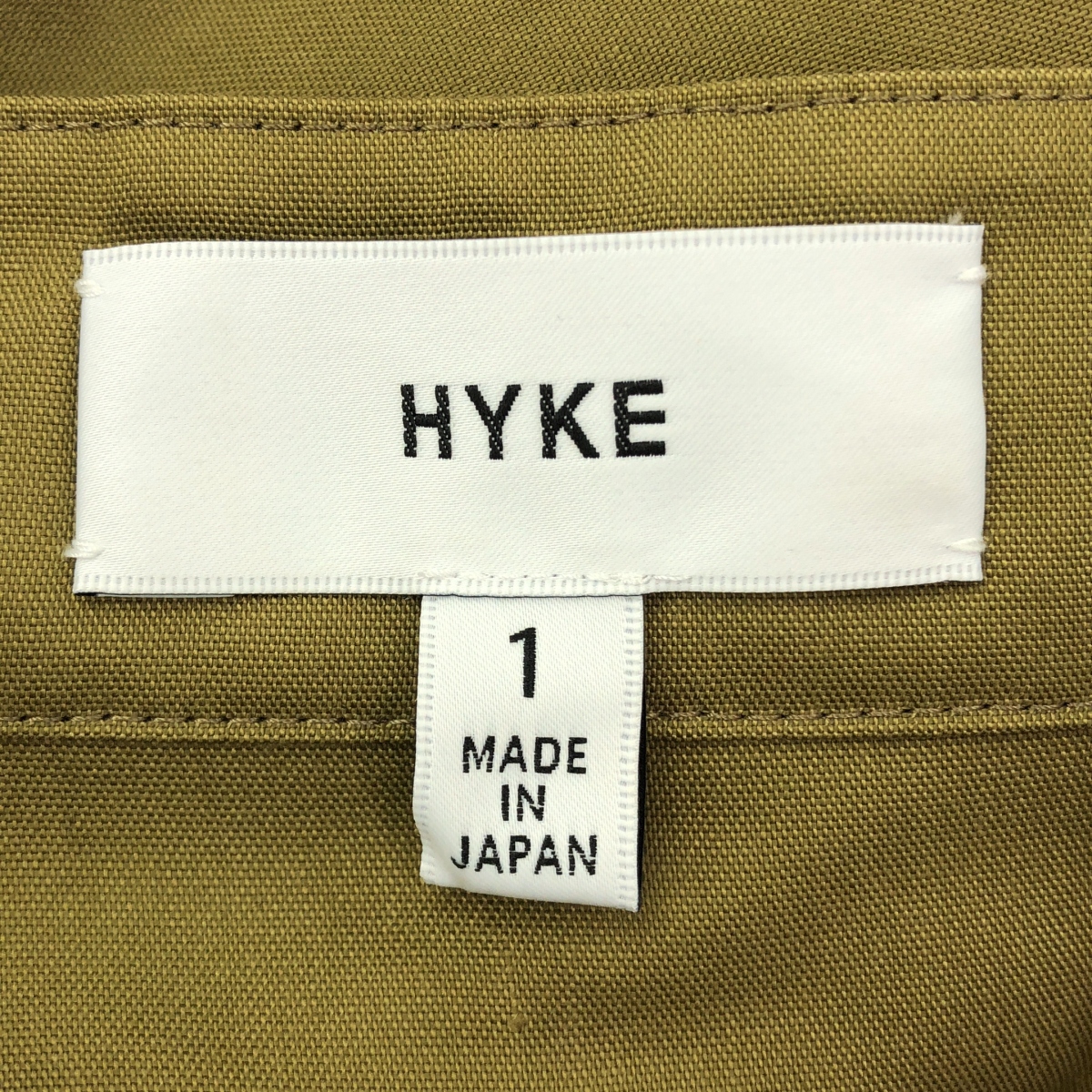HYKE / ハイク レーヨン混 レイヤードカラー ワンピース