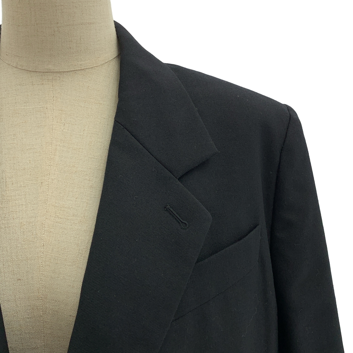 BALENCIAGA / バレンシアガ ロゴボタン シングルブレスト テーラード ジャケット / 総裏地