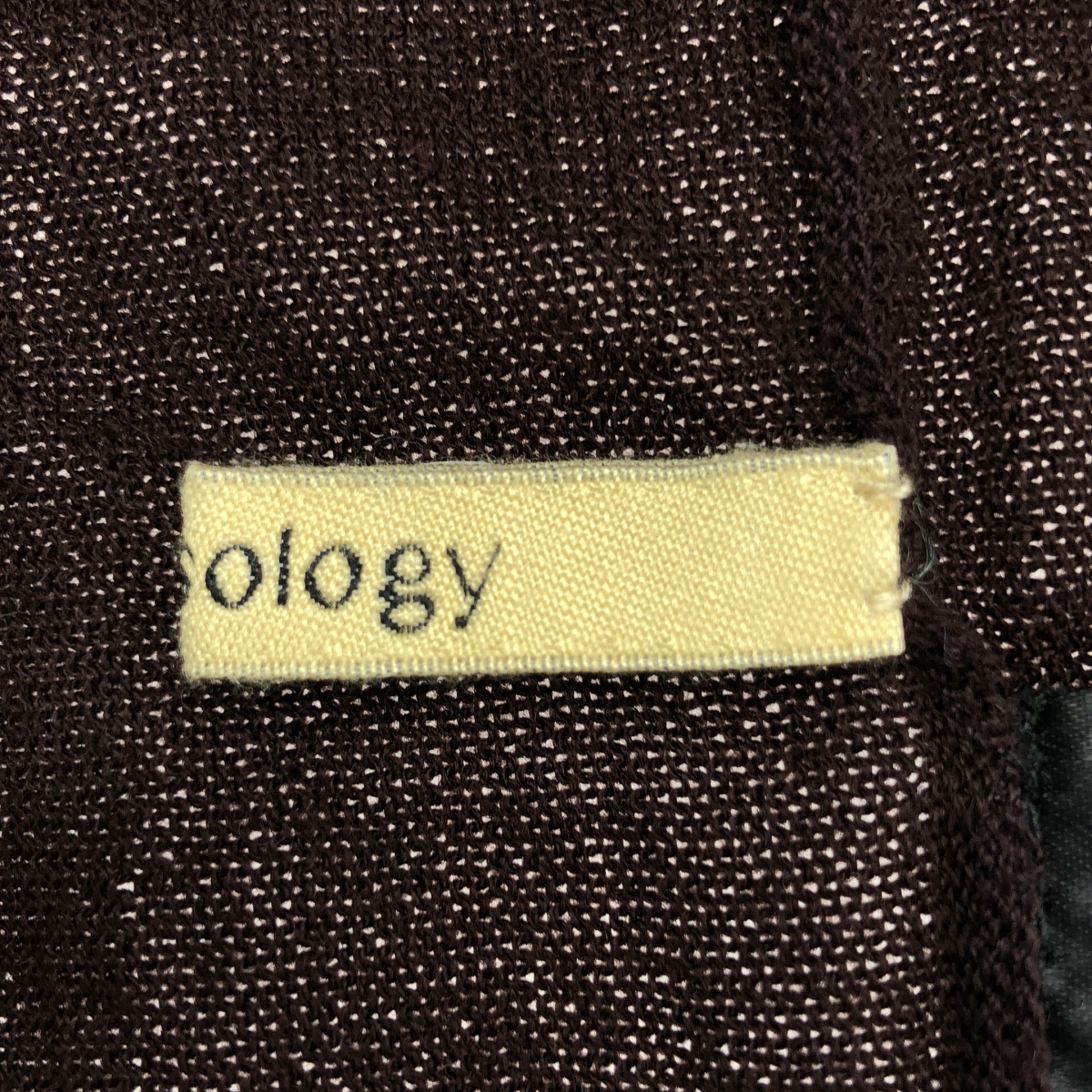 Curensology / カレンソロジー ウール ハイネック ギャザー ワンピース