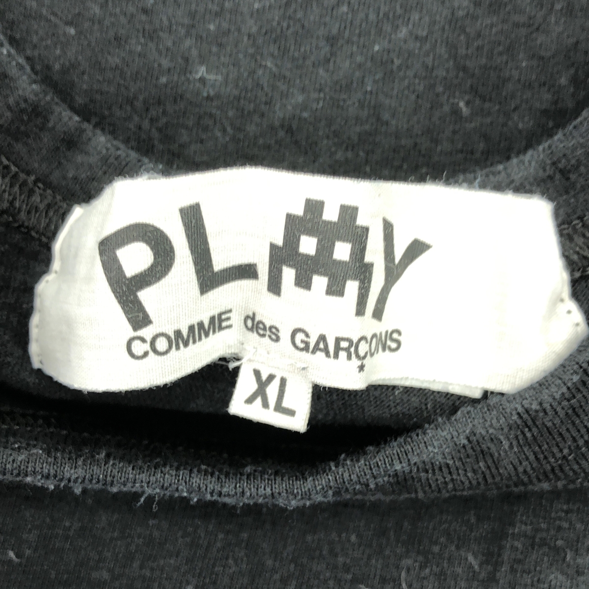 PLAY COMME des GARCONS / プレイコムデギャルソン インベーダー ハート パッチ Tシャツ