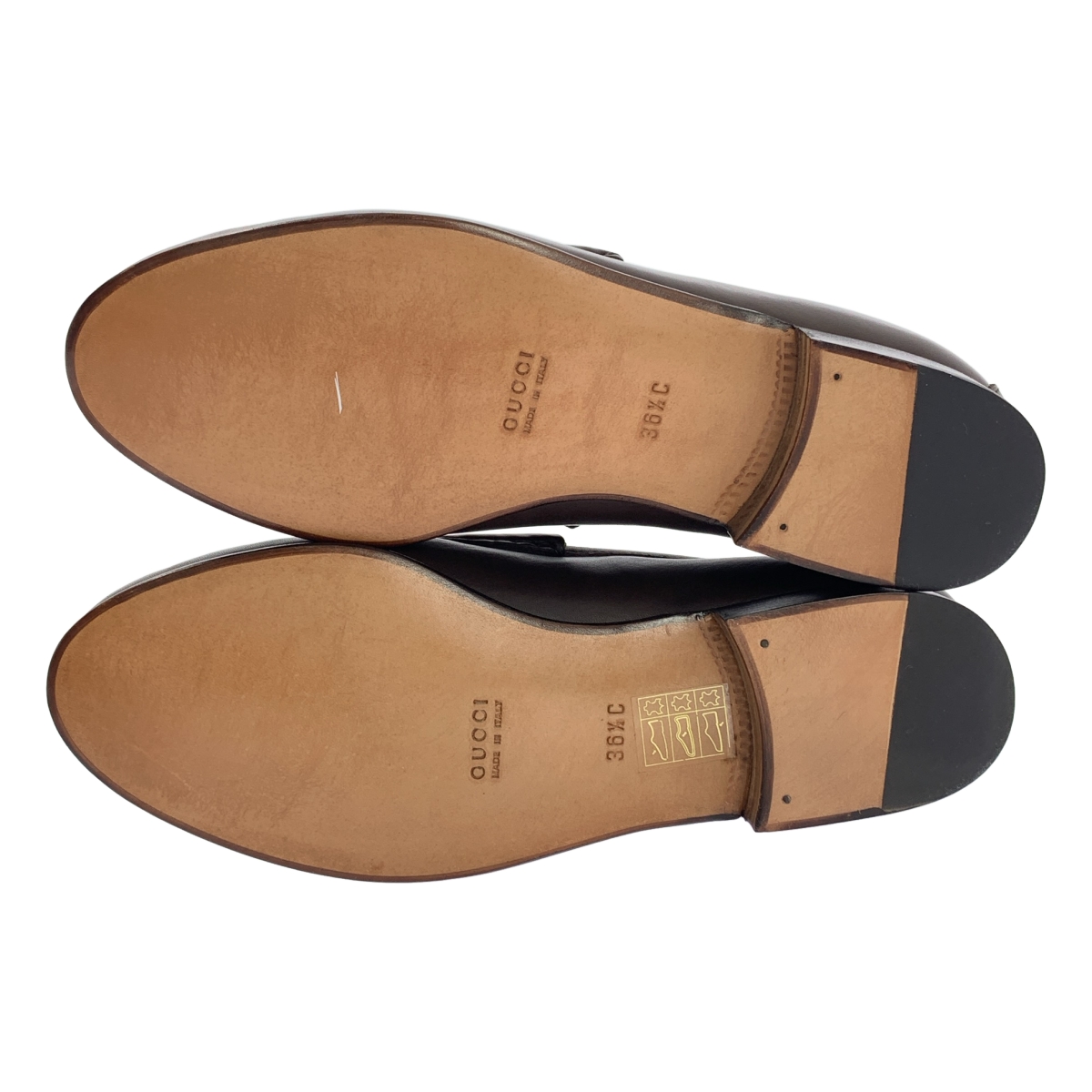 GUCCI / グッチ レザー ホースビット ローファー 革靴