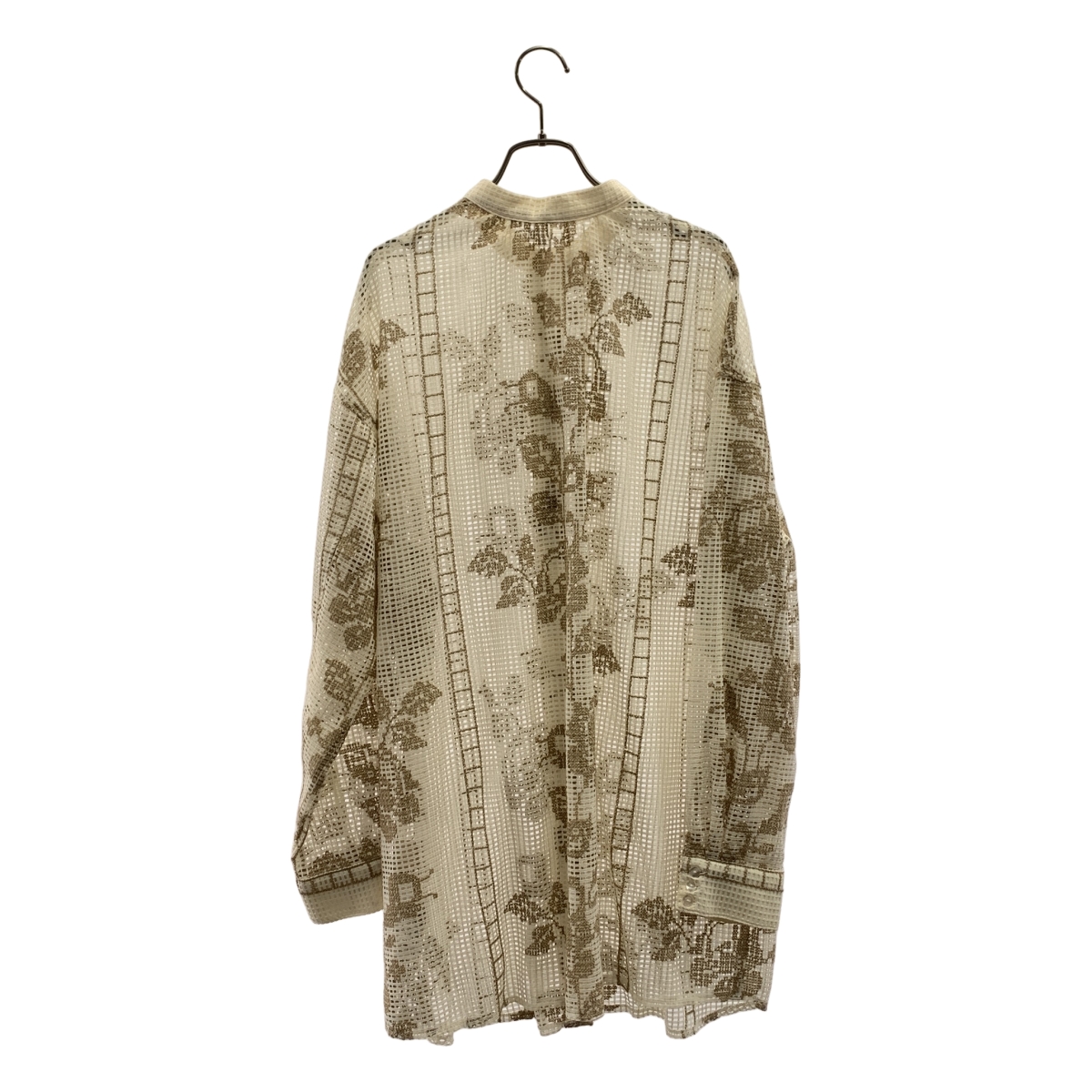 AMERI / アメリ MEDI CROSS STITCH LIKE SHIRT メディクロスステッチ シャツ