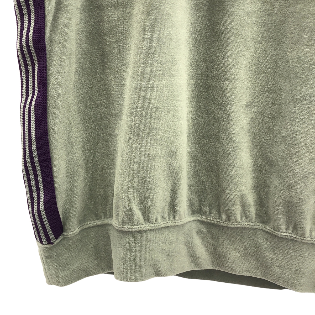 Needles / ニードルス SLEEVELESS TRACK CREW NECK SHIRT ベロア トラック ノースリーブ カットソー