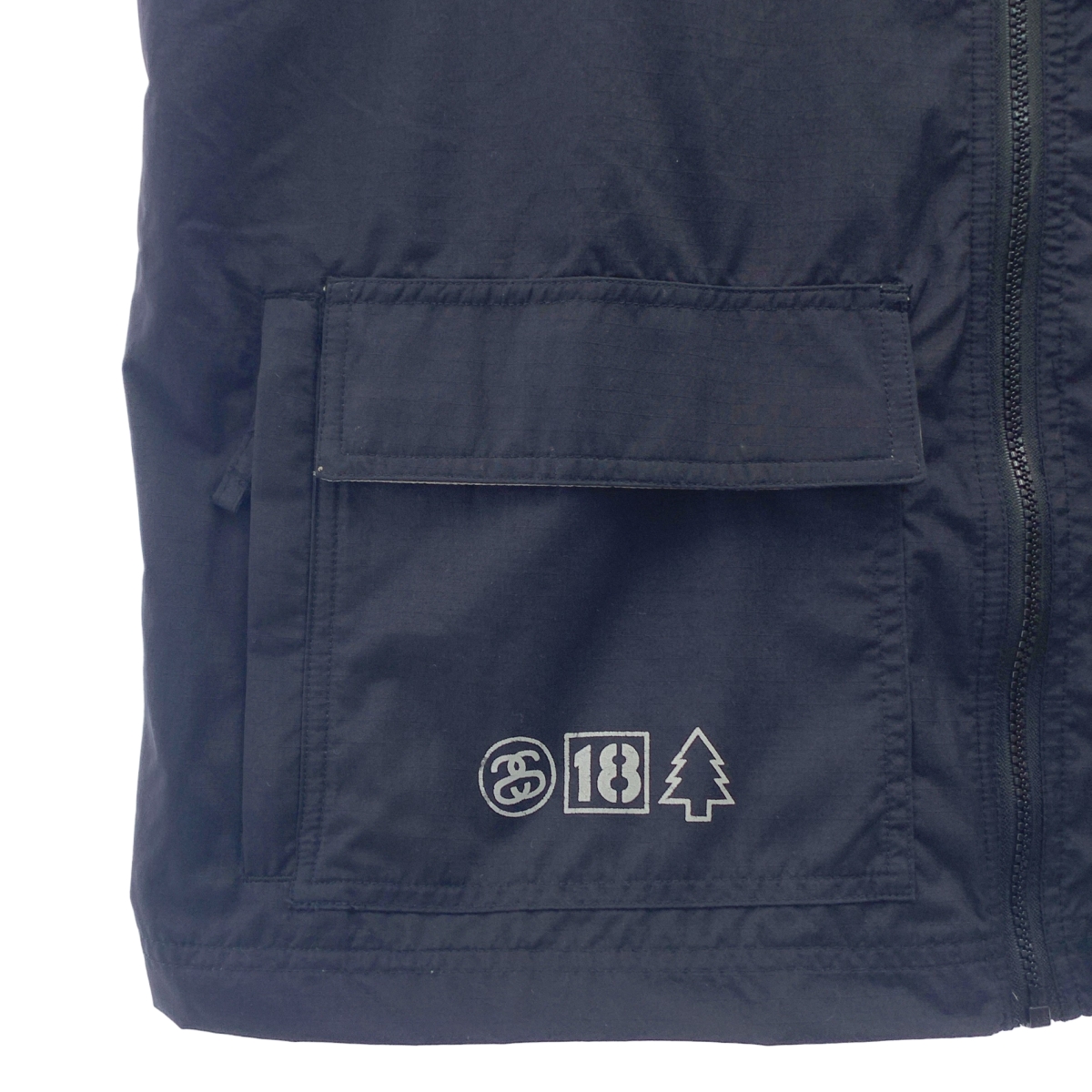 STUSSY / ステューシー EXPEDITION ISSUE 18 SPANNING THE GLOBE 90s 18周年 フィッシングベスト