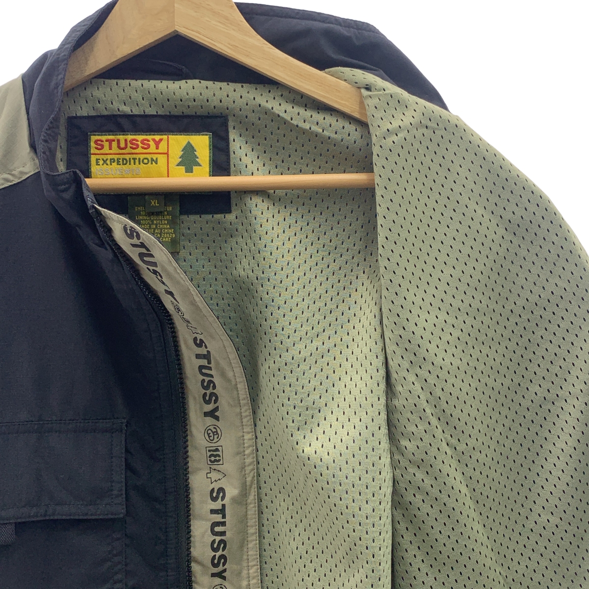 STUSSY / ステューシー EXPEDITION ISSUE 18 SPANNING THE GLOBE 90s 18周年 フィッシングベスト