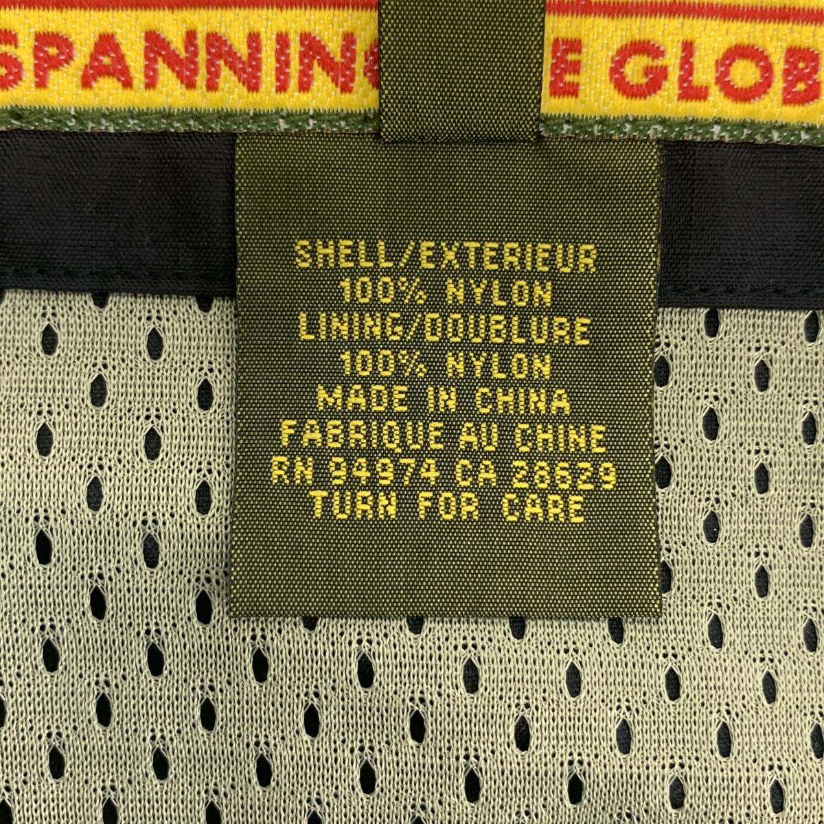 STUSSY / ステューシー EXPEDITION ISSUE 18 SPANNING THE GLOBE 90s 18周年 フィッシングベスト