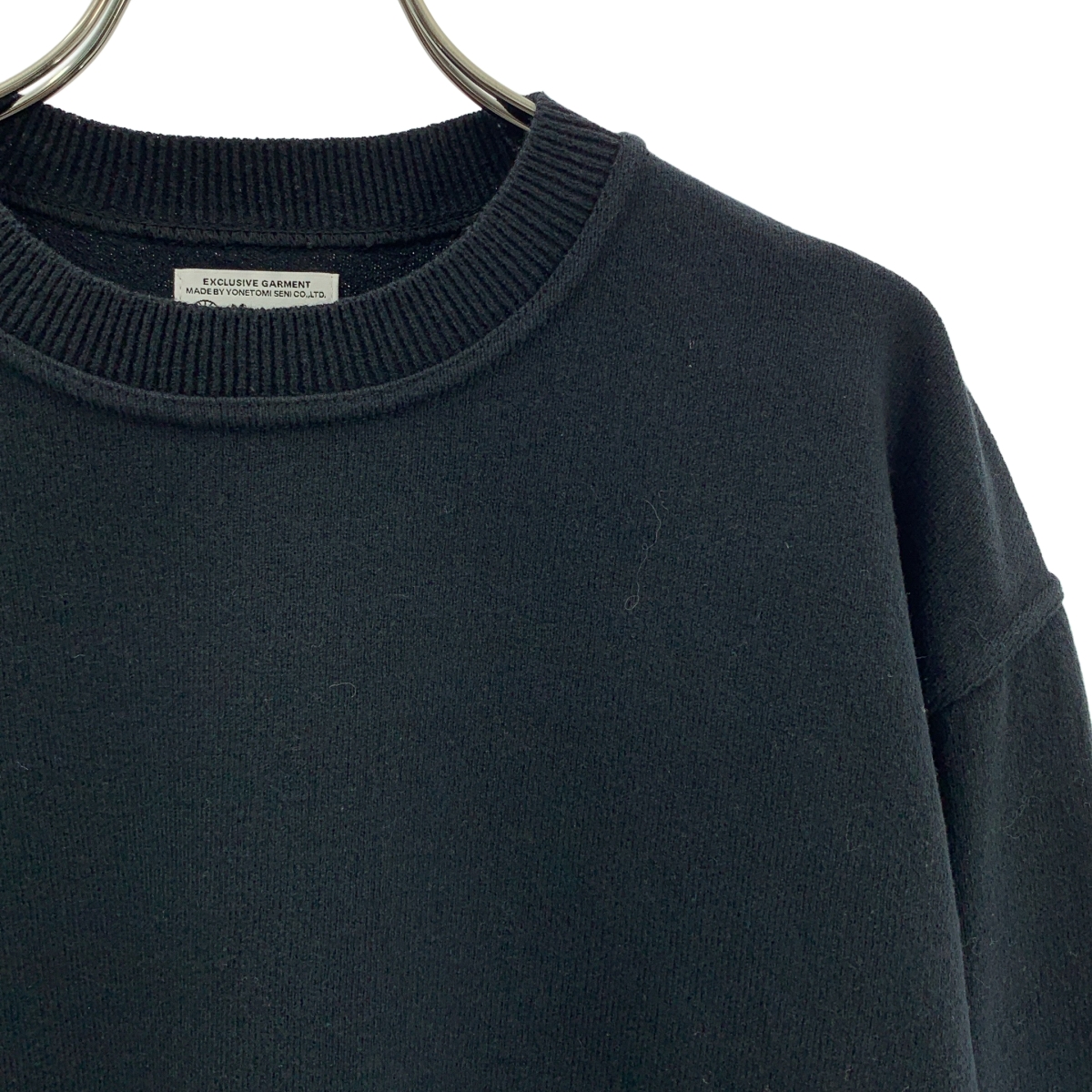 YONETOMI / ヨネトミ WAVE COTTON KNIT PULLOVER コットン ニット プルオーバー