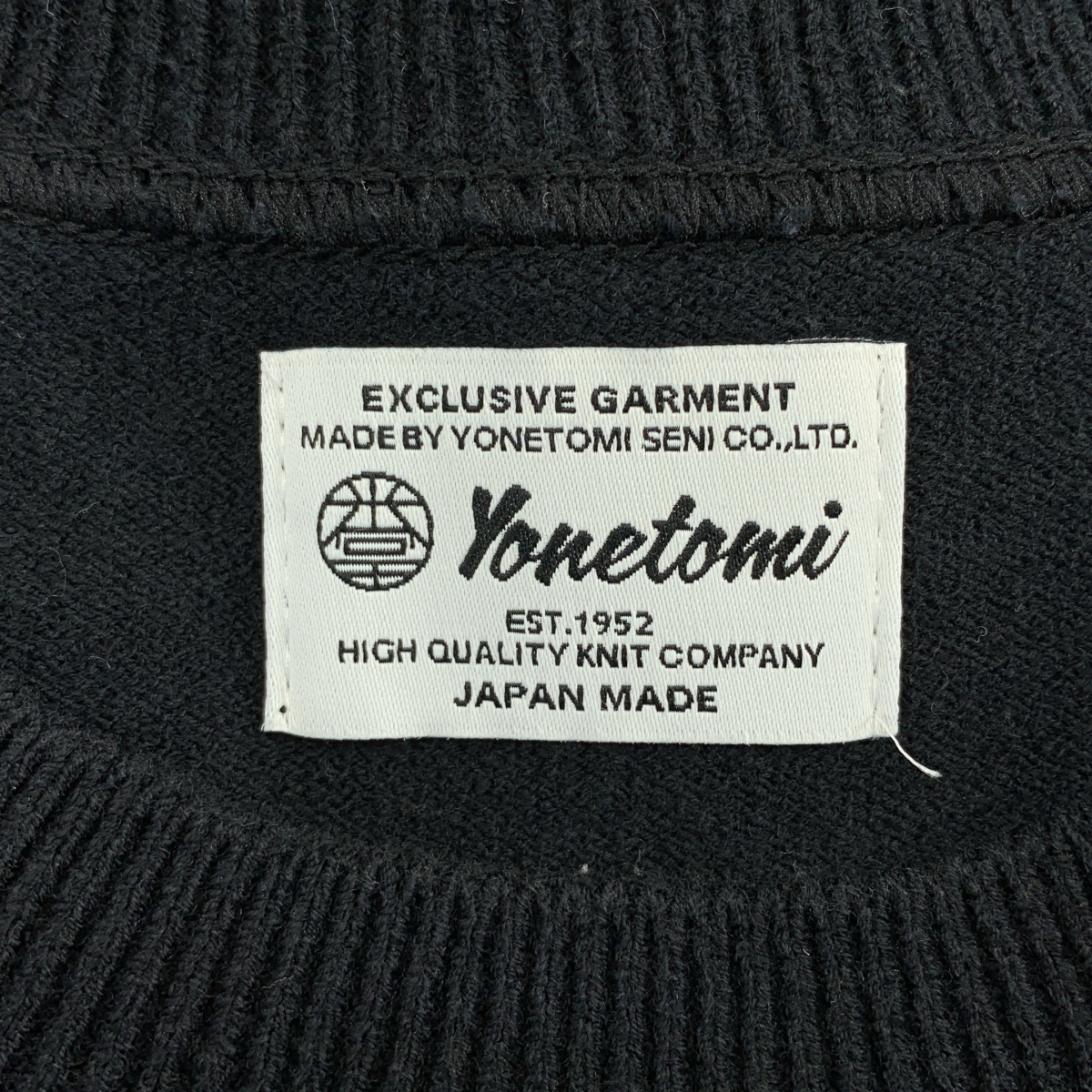 YONETOMI / ヨネトミ WAVE COTTON KNIT PULLOVER コットン ニット プルオーバー