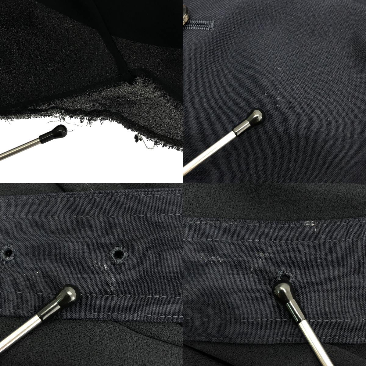 JUNYA WATANABE COMME des GARCONS / ジュンヤワタナベ シフォン切替 ギャザートレンチ コート ワンピース