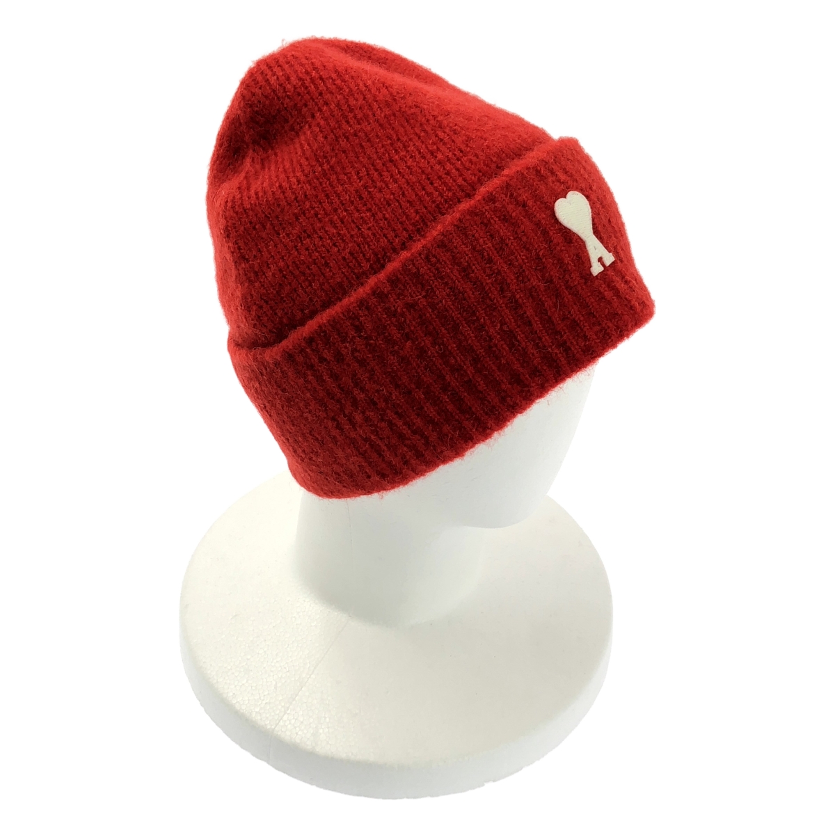 AMI Alexandre Mattiussi / アミ・アレクサンドルマテュッシ Ami de Coeur アミ ドゥ クール パッチ ビーニー ニット帽 / UBO009.KN0135