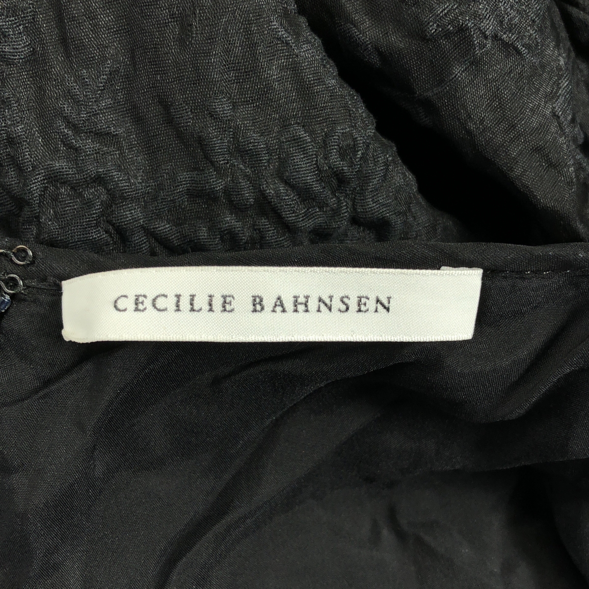 Cecilie Bahnsen / セシリーバンセン FATOU SKIRT エンボス ロングスカート