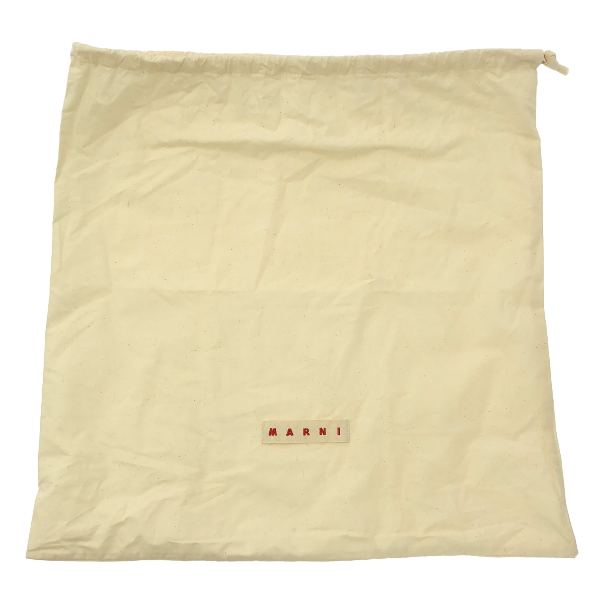 MARNI / マルニ MARKET / マーケット 総柄 ロゴ タタミ バケットバッグ