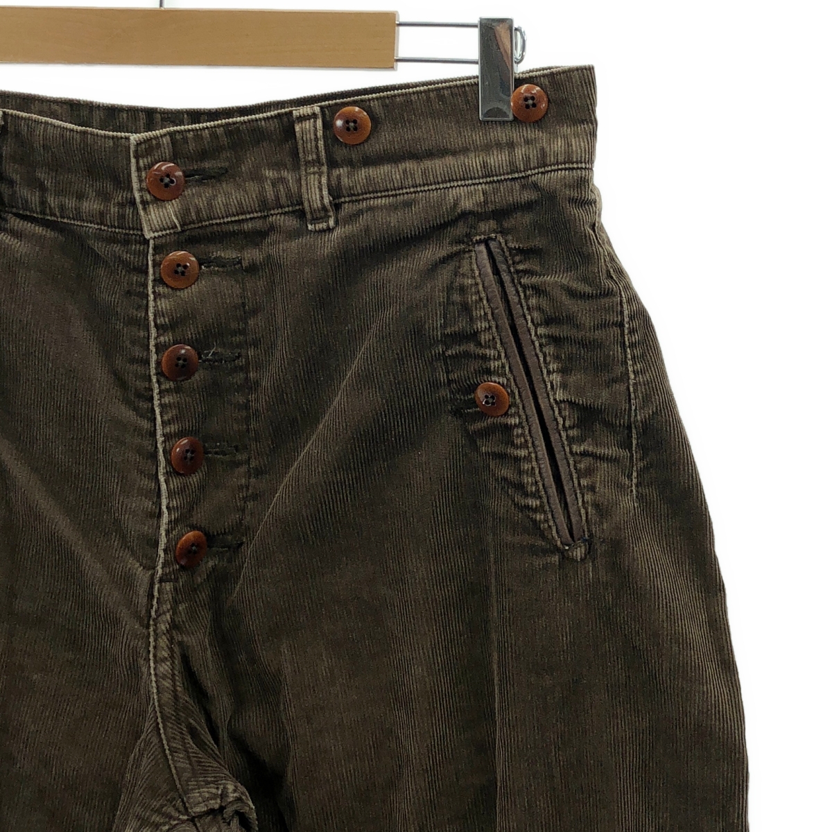 JUNYAWATANABE COMMEdesGARCONS MAN / ジュンヤワタナベマン レザーポケット コーデュロイパンツ