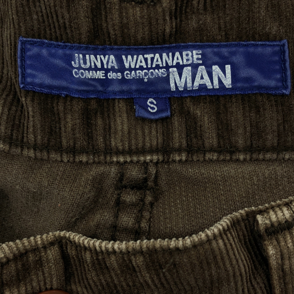 JUNYAWATANABE COMMEdesGARCONS MAN / ジュンヤワタナベマン レザーポケット コーデュロイパンツ