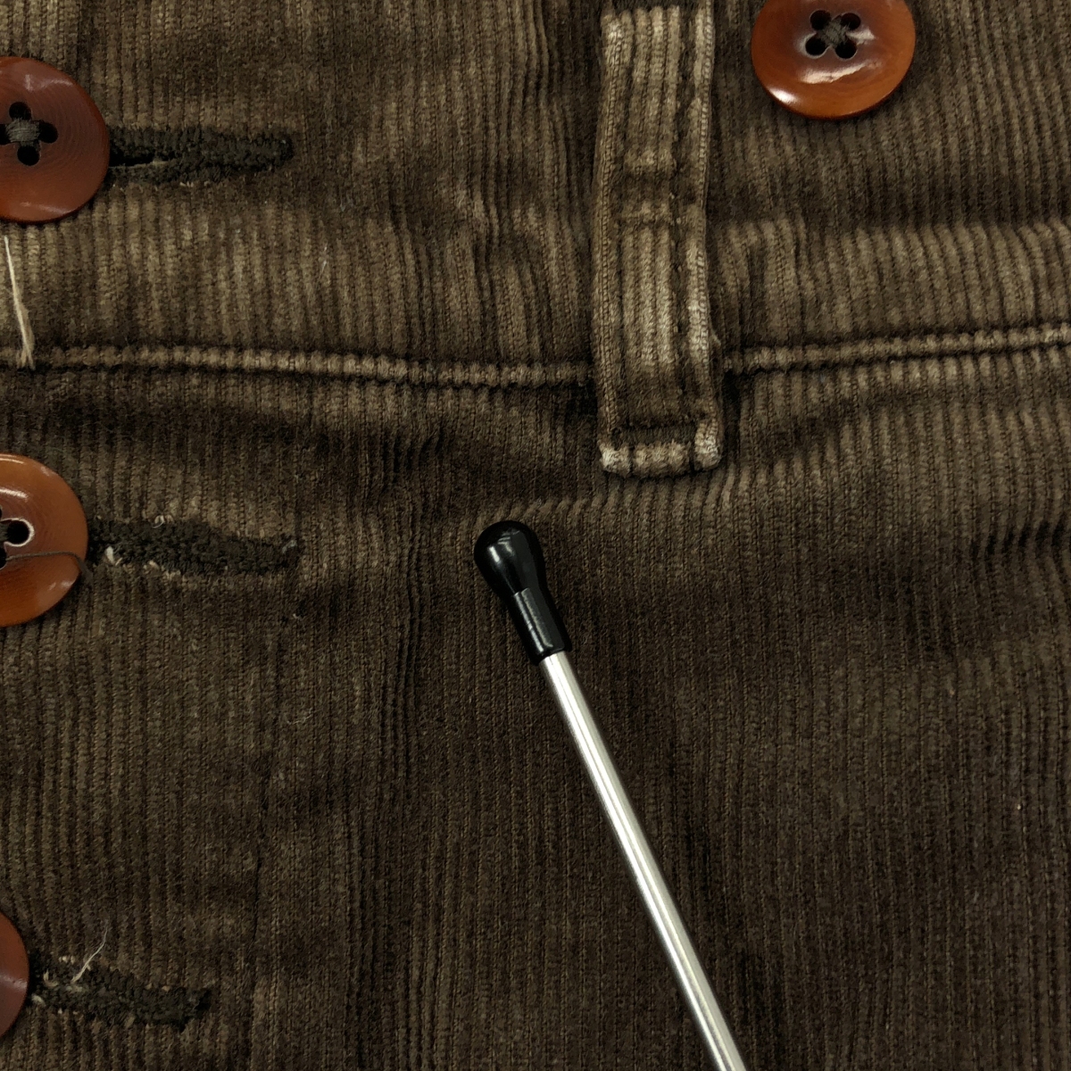 JUNYAWATANABE COMMEdesGARCONS MAN / ジュンヤワタナベマン レザーポケット コーデュロイパンツ