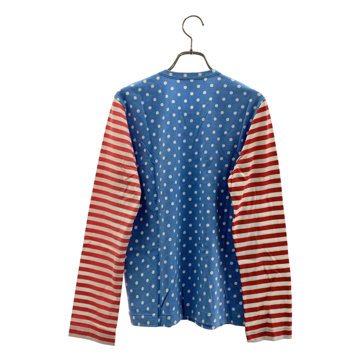 COMME des GARCONS GIRL / コムデギャルソンガール コットン ドット ボーダー 切替 カットソー