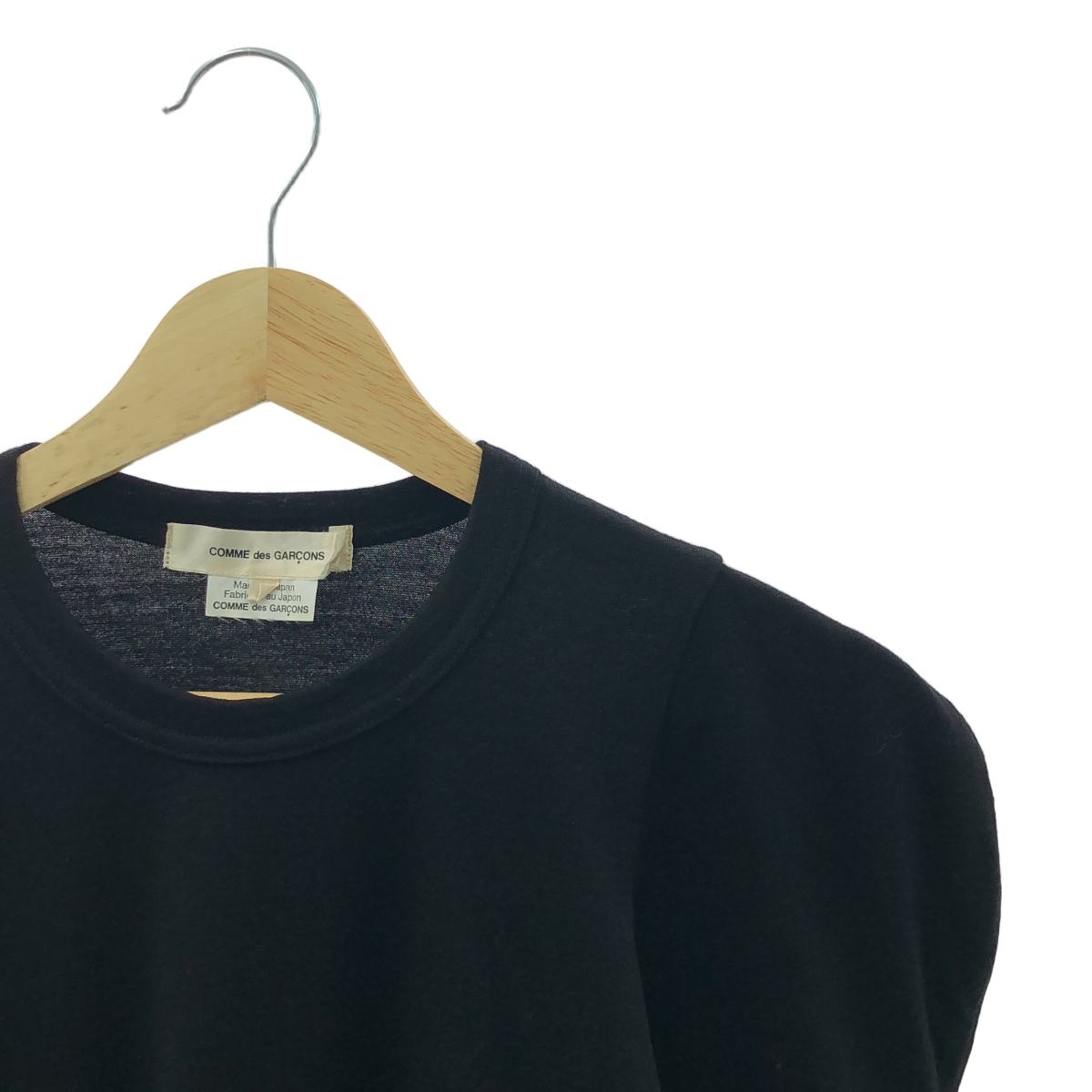 COMME des GARCONS / コムデギャルソン ウール ショルダーデザイン ロングスリーブ カットソー