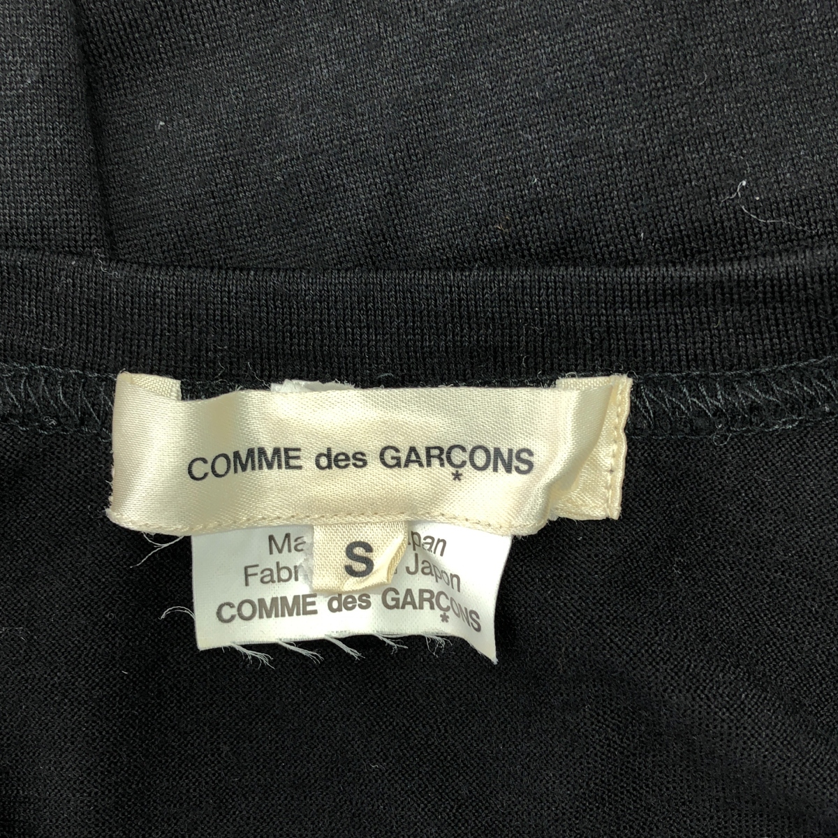 COMME des GARCONS / コムデギャルソン ウール ショルダーデザイン ロングスリーブ カットソー