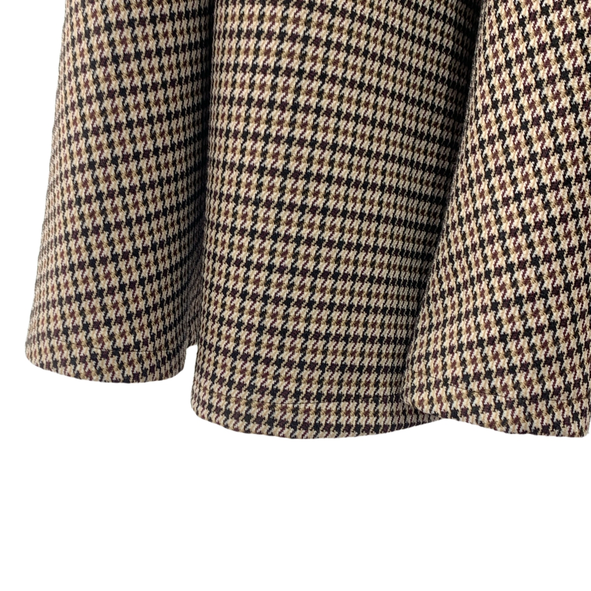 foufou / フーフー checked skirt  chidori / 千鳥格子 ロングスカート