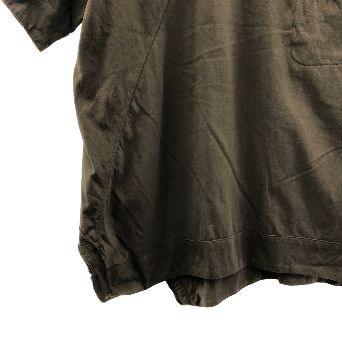 ziggy chen / ジギーチェン Henley Neck T-Shirt / オーバーシルエット ヘンリーネック Tシャツ カットソー