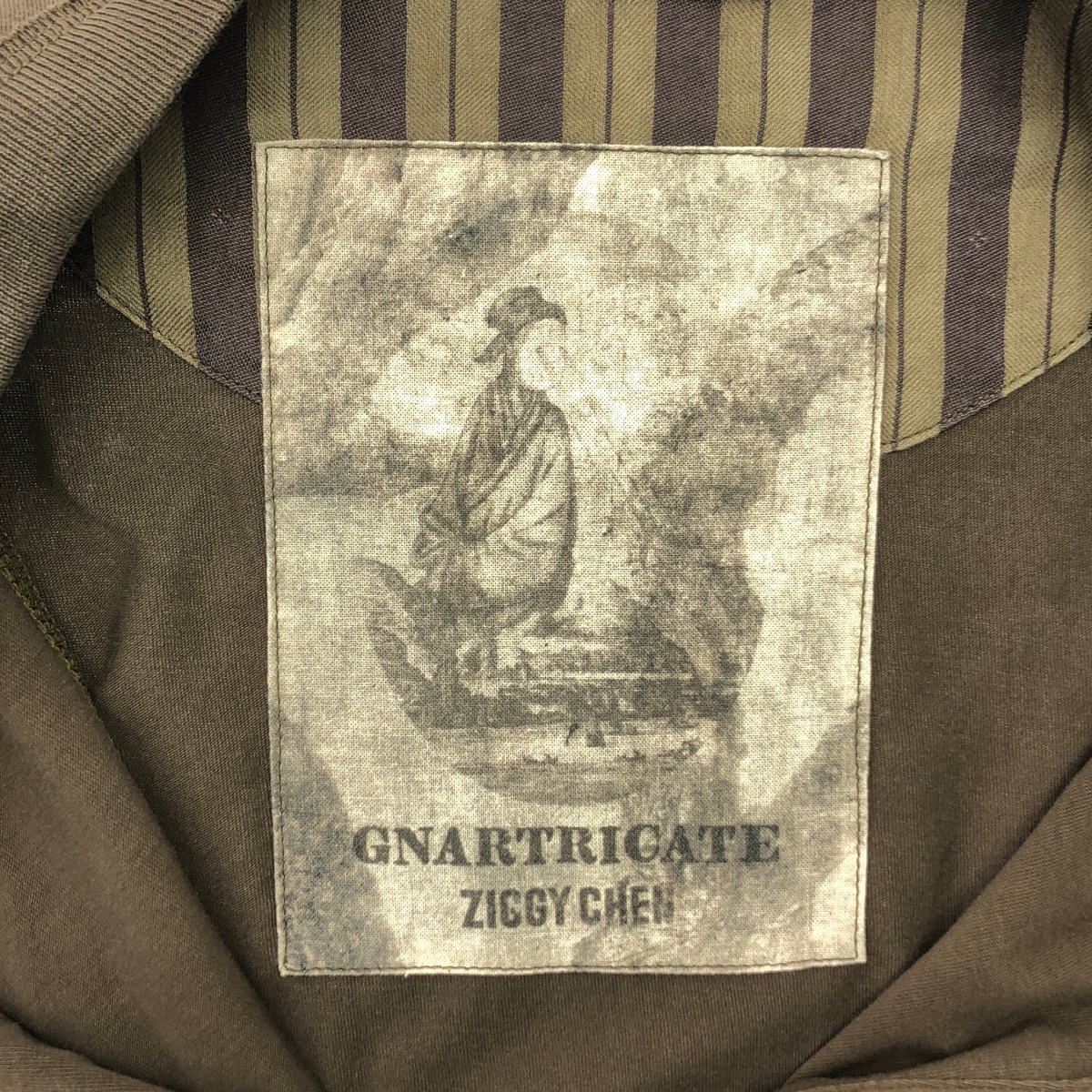 ziggy chen / ジギーチェン Henley Neck T-Shirt / オーバーシルエット ヘンリーネック Tシャツ カットソー