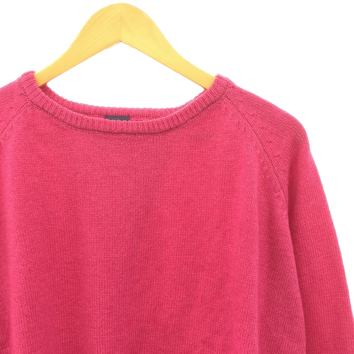 ichi / イチ ストール付 クルーネック ウールニット プルオーバー