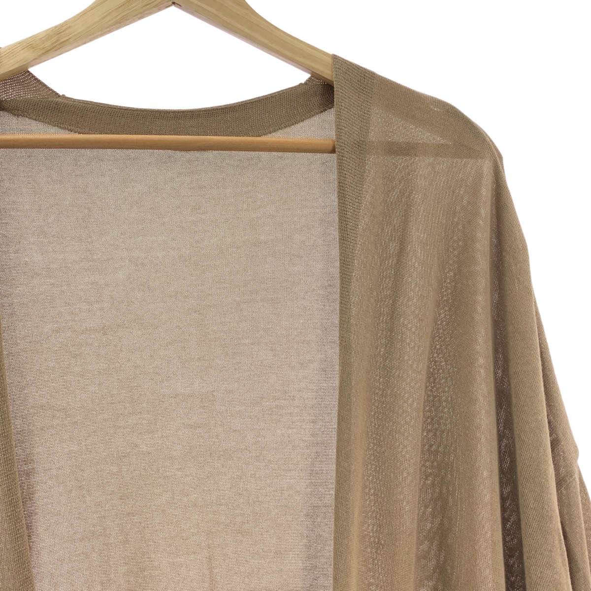 MUSE de Deuxieme Classe / ミューズドゥーズィーエムクラス Shake code Vネック ロングカーディガン