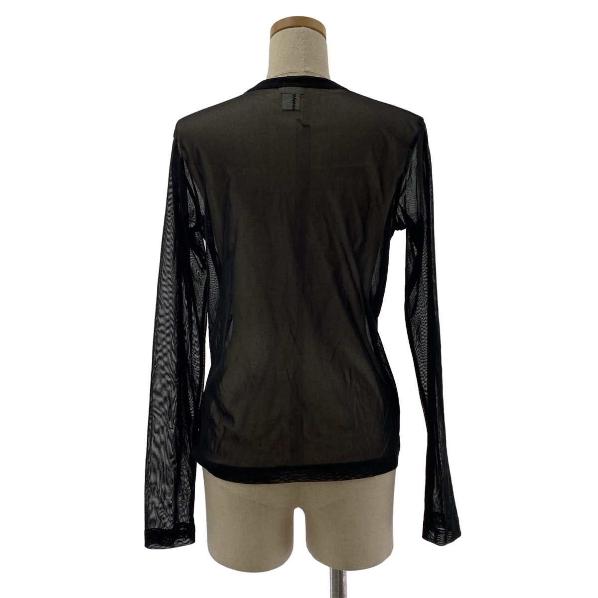 noir kei ninomiya / ノワールケイニノミヤ ポリエステル チュール クルーネック カットソー