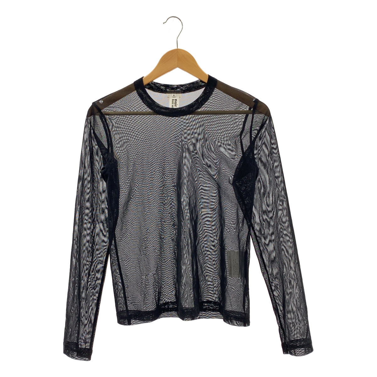 noir kei ninomiya / ノワールケイニノミヤ ポリエステル チュール クルーネック カットソー