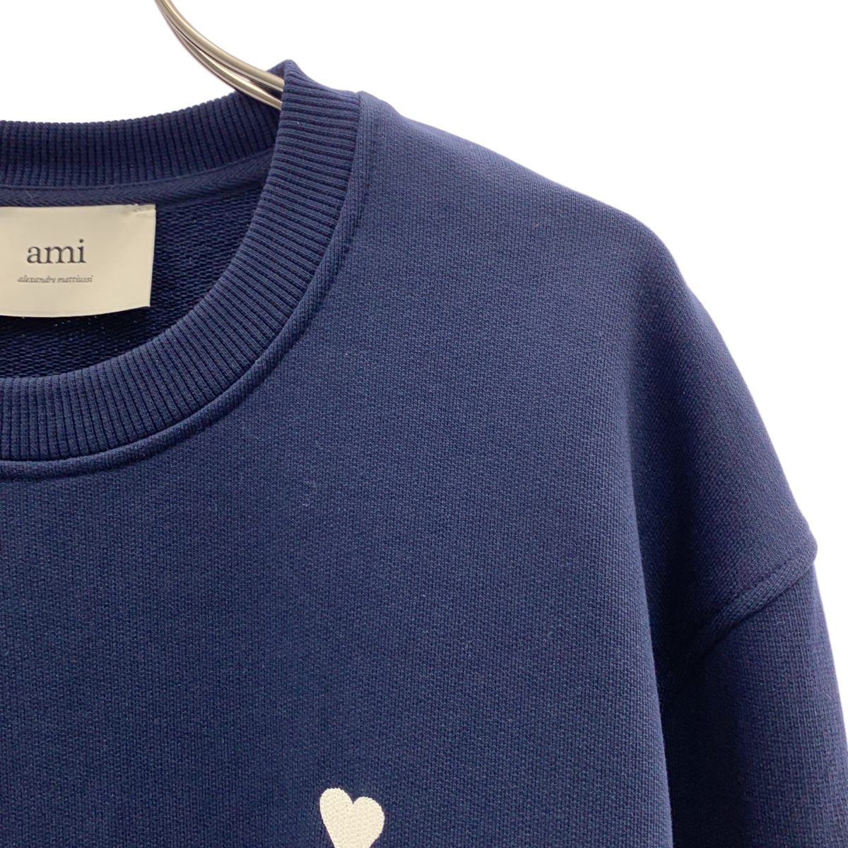 AMI Alexandre Mattiussi / アミ・アレクサンドルマテュッシ ロゴ エンブロイダリー クルーネック トレーナー