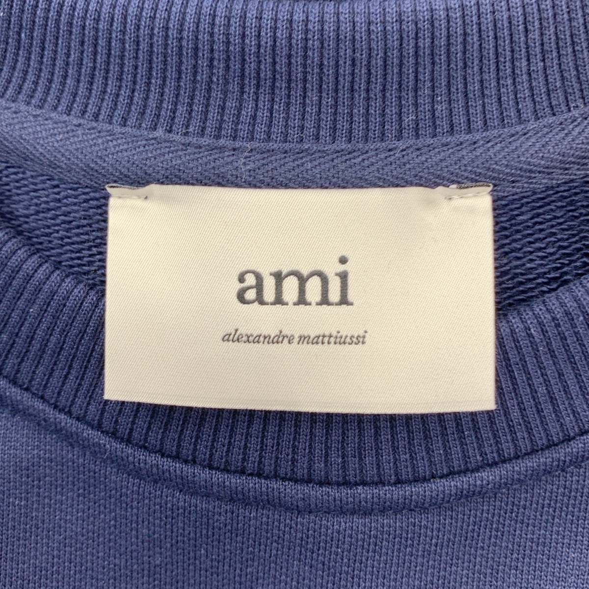 AMI Alexandre Mattiussi / アミ・アレクサンドルマテュッシ ロゴ エンブロイダリー クルーネック トレーナー