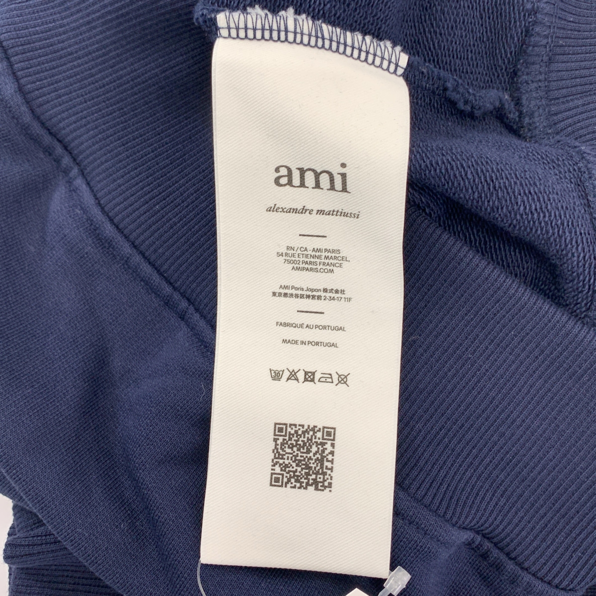AMI Alexandre Mattiussi / アミ・アレクサンドルマテュッシ ロゴ エンブロイダリー クルーネック トレーナー