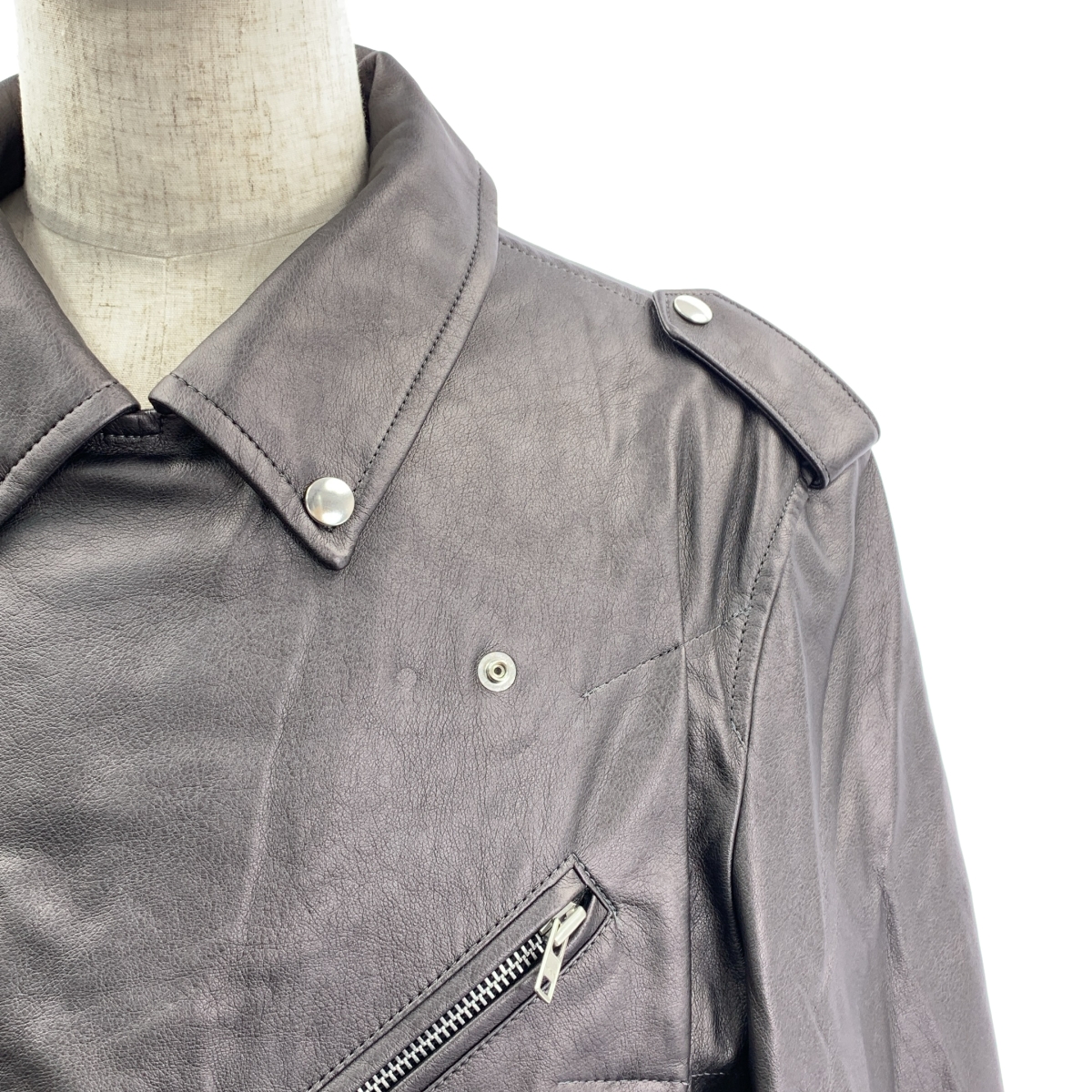 COMME des GARCONS HOMME PLUS / コムデギャルソンオムプリュス 変形 ダブルライダース ジャケット / 総裏地