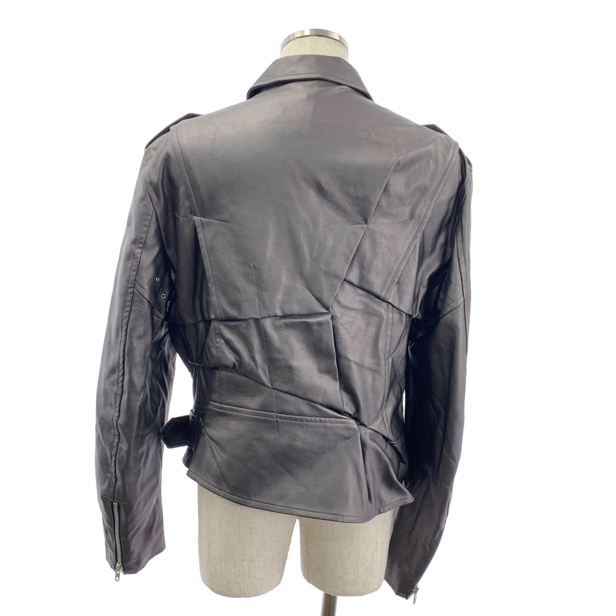 COMME des GARCONS HOMME PLUS / コムデギャルソンオムプリュス 変形 ダブルライダース ジャケット / 総裏地