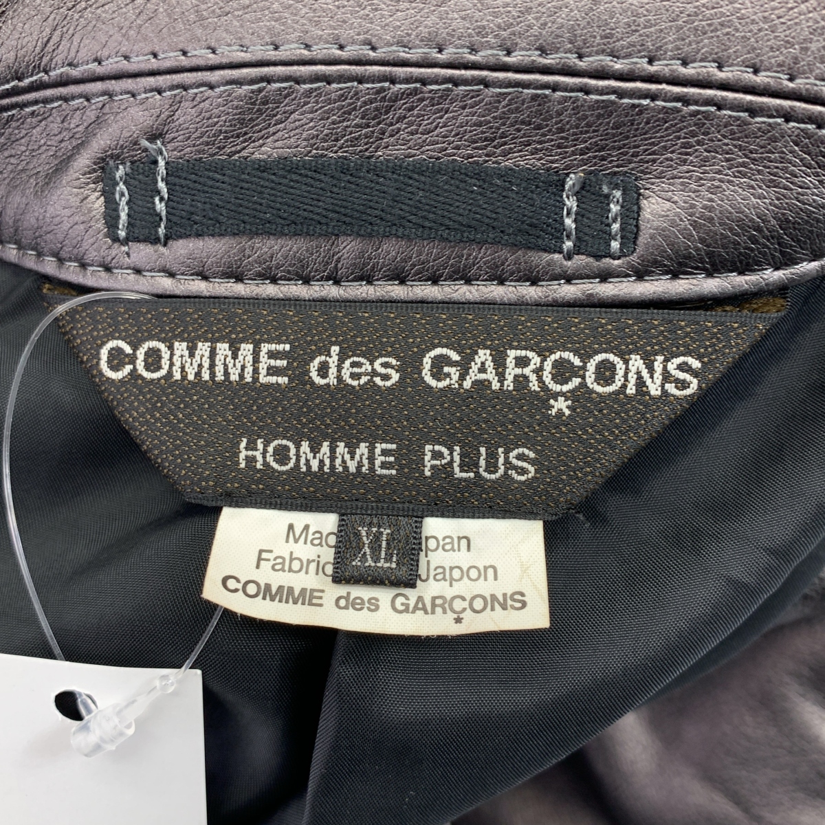 COMME des GARCONS HOMME PLUS / コムデギャルソンオムプリュス 変形 ダブルライダース ジャケット / 総裏地
