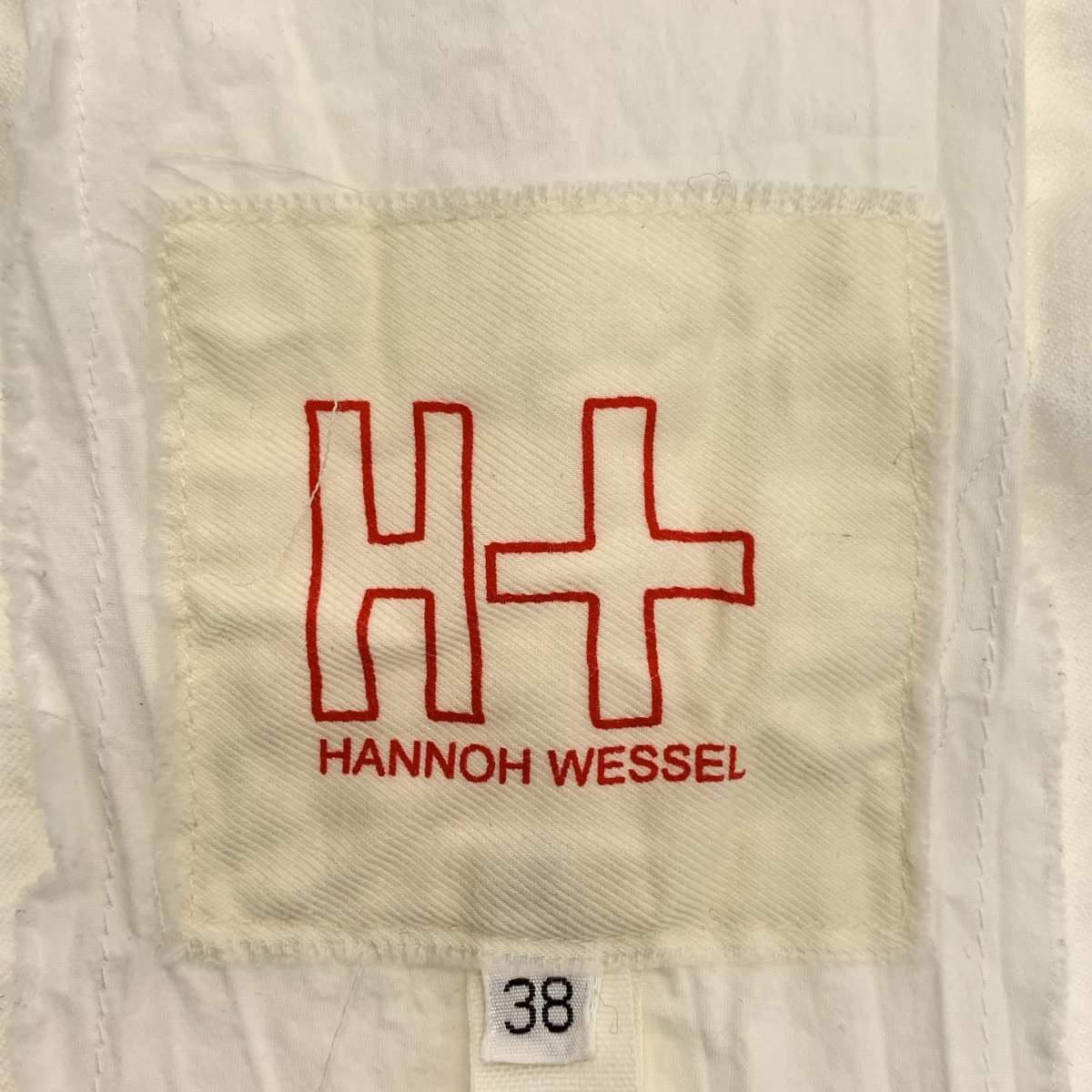 H+ HANNOH WESSEL / アッシュプリュスアノーヴェセル リネン ショールカラー ジャケット