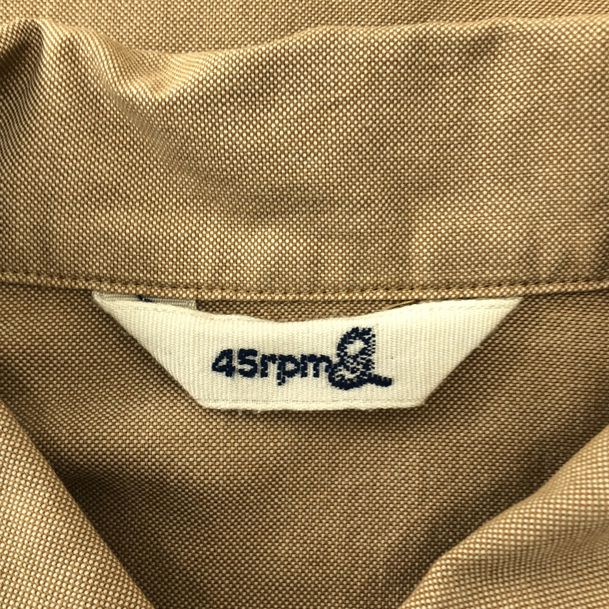 45rpm / フォーティーファイブアールピーエム コットン ノースリーブ ワンピース