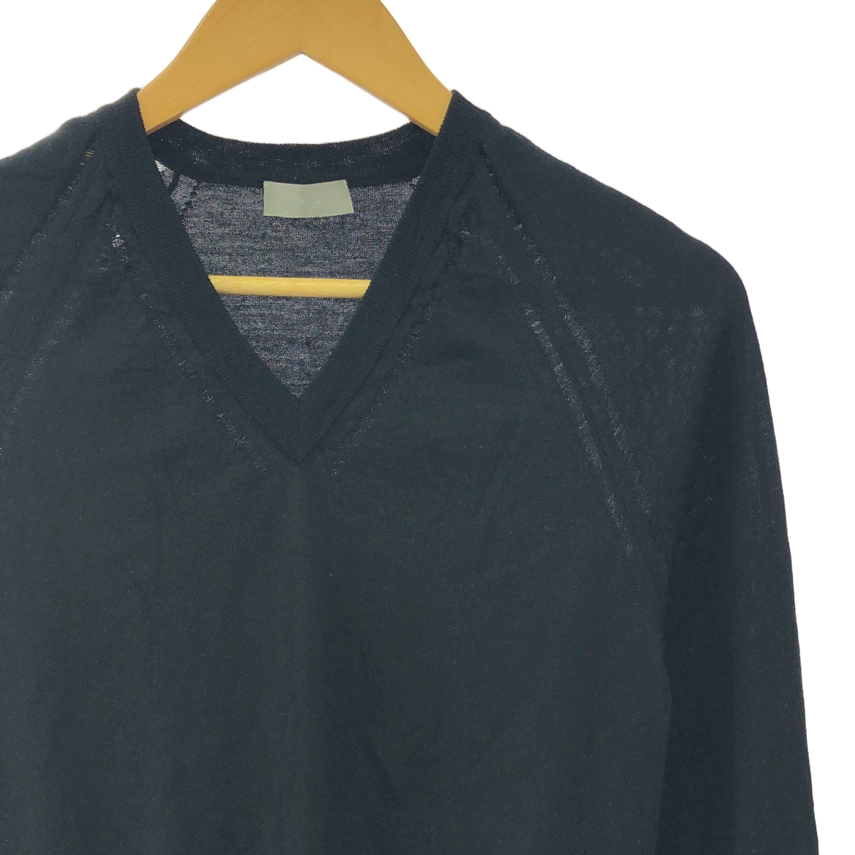 Dior homme / ディオールオム ダメージ加工 Vネック ニット