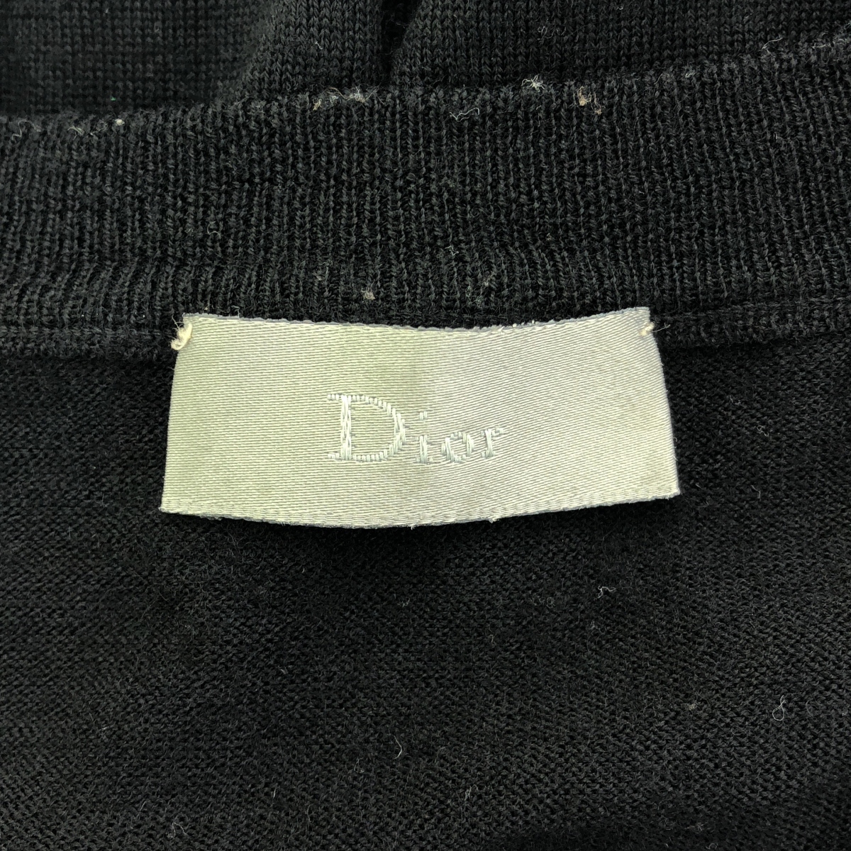 Dior homme / ディオールオム ダメージ加工 Vネック ニット
