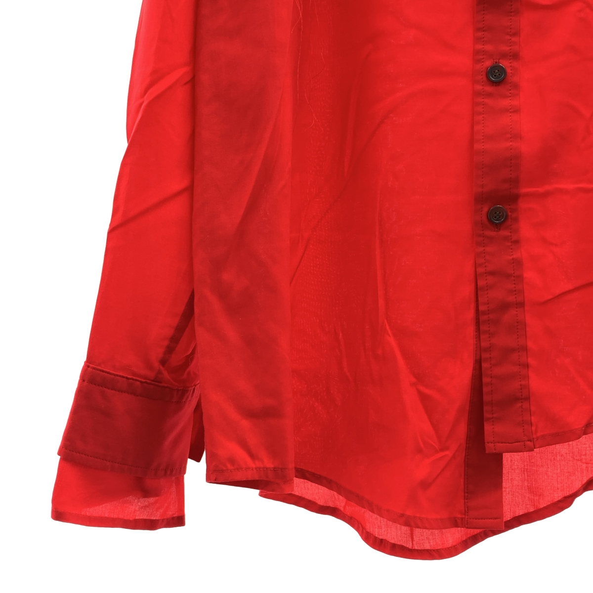 sulvam / サルバム ASYMMETRY BUZAM SHIRT アシンメトリー シャツ