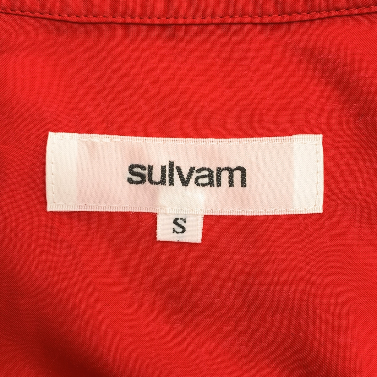 sulvam / サルバム ASYMMETRY BUZAM SHIRT アシンメトリー シャツ