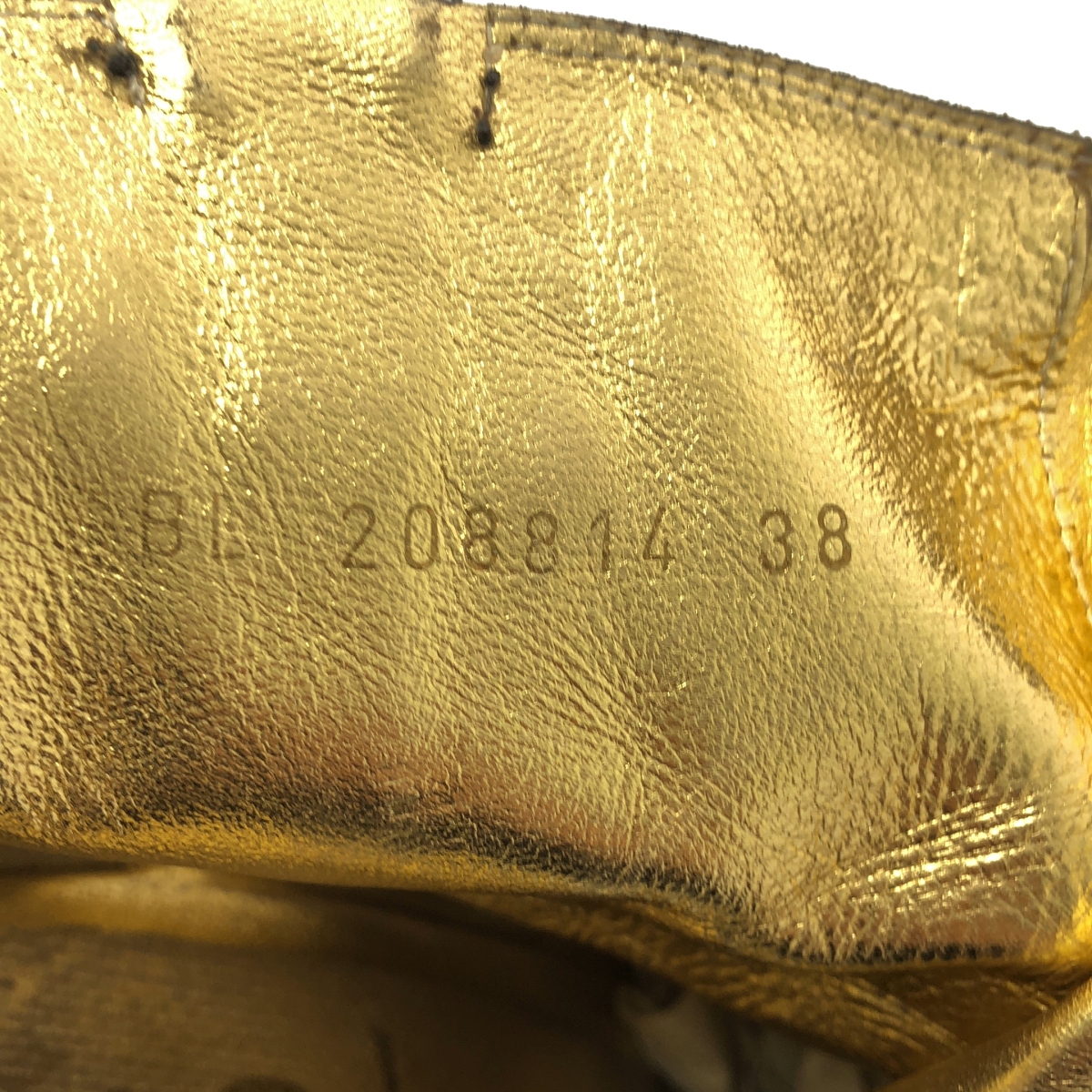 YVES SAINT LAURENT rive gauche / イヴサンローランリヴゴーシュ レザー サイドジップ ヒール ショートブーツ