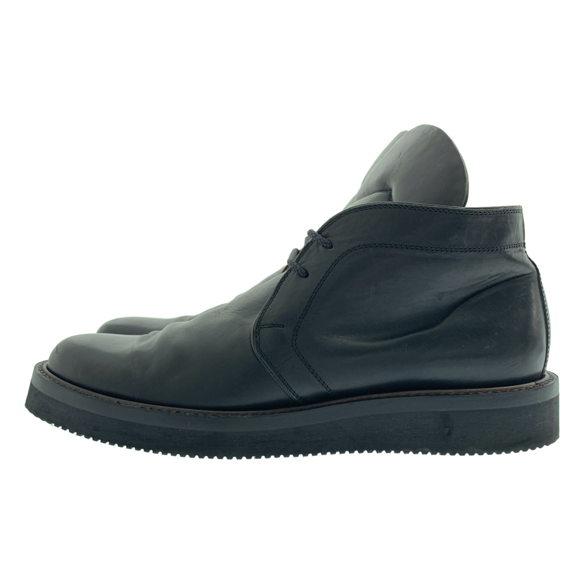 MIHARA YASUHIRO / ミハラヤスヒロ ビックタン レザーチャッカブーツ