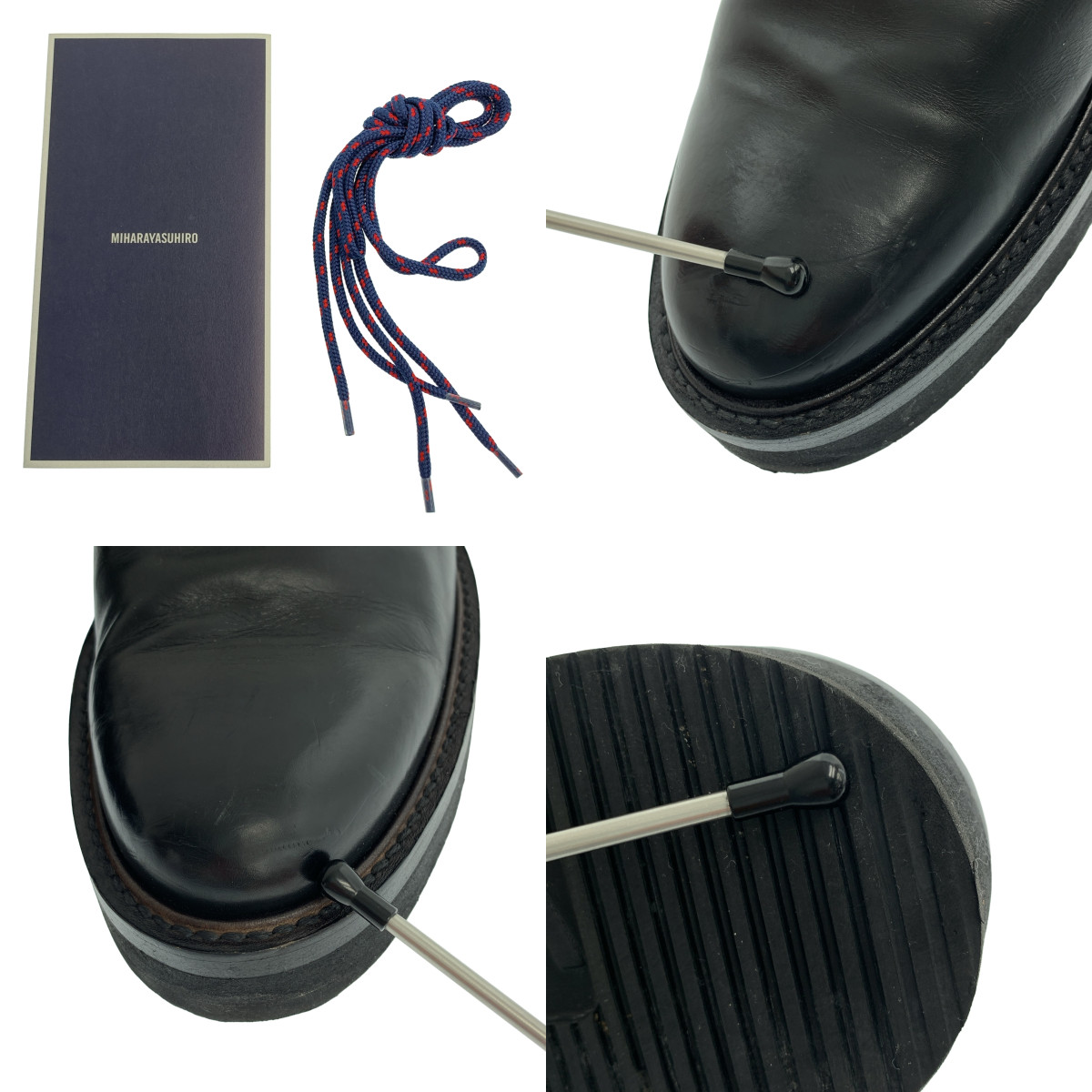 MIHARA YASUHIRO / ミハラヤスヒロ ビックタン レザーチャッカブーツ