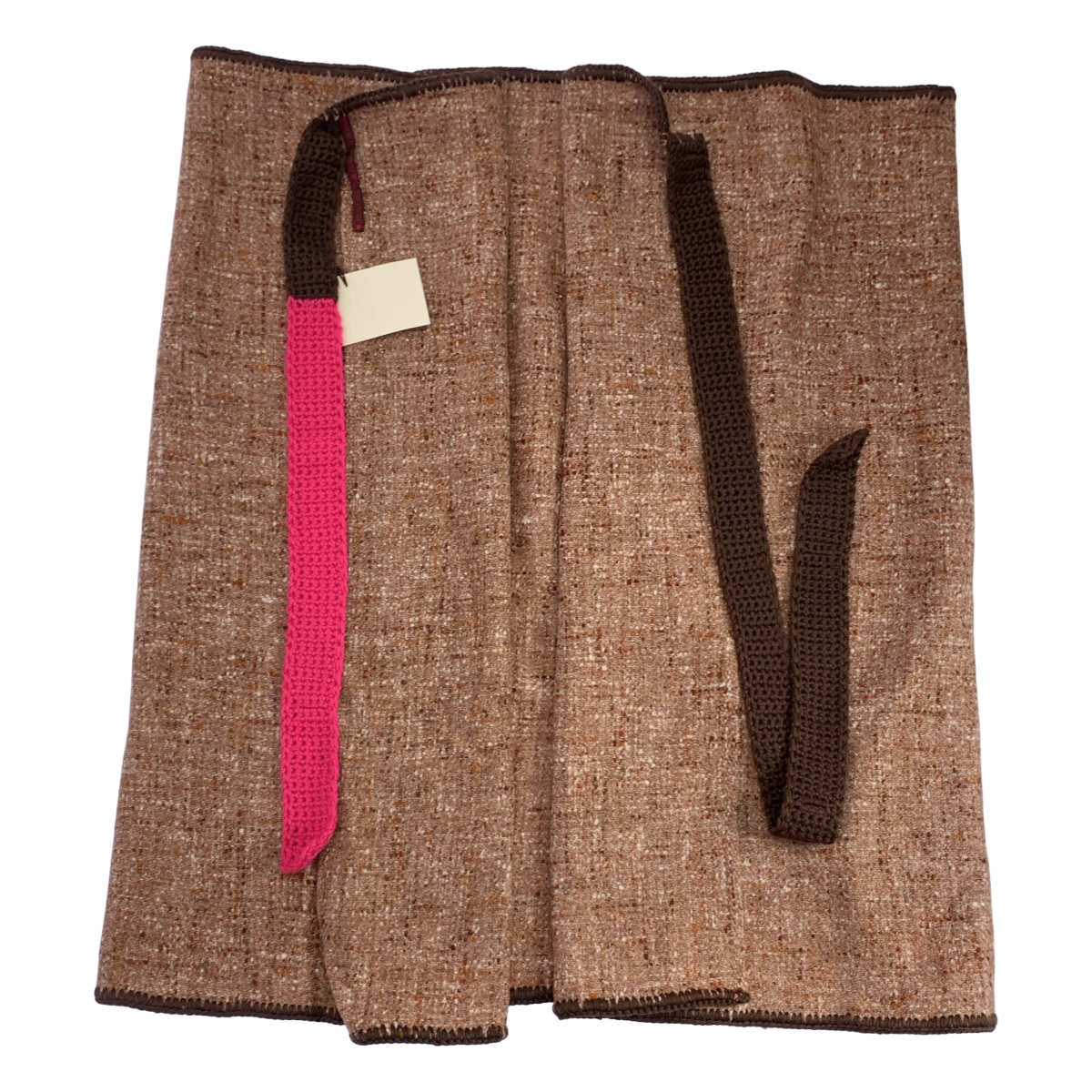 DANIELA GREGIS / ダニエラグレジス ミックスウール ツイード 巻き ラップ スカート