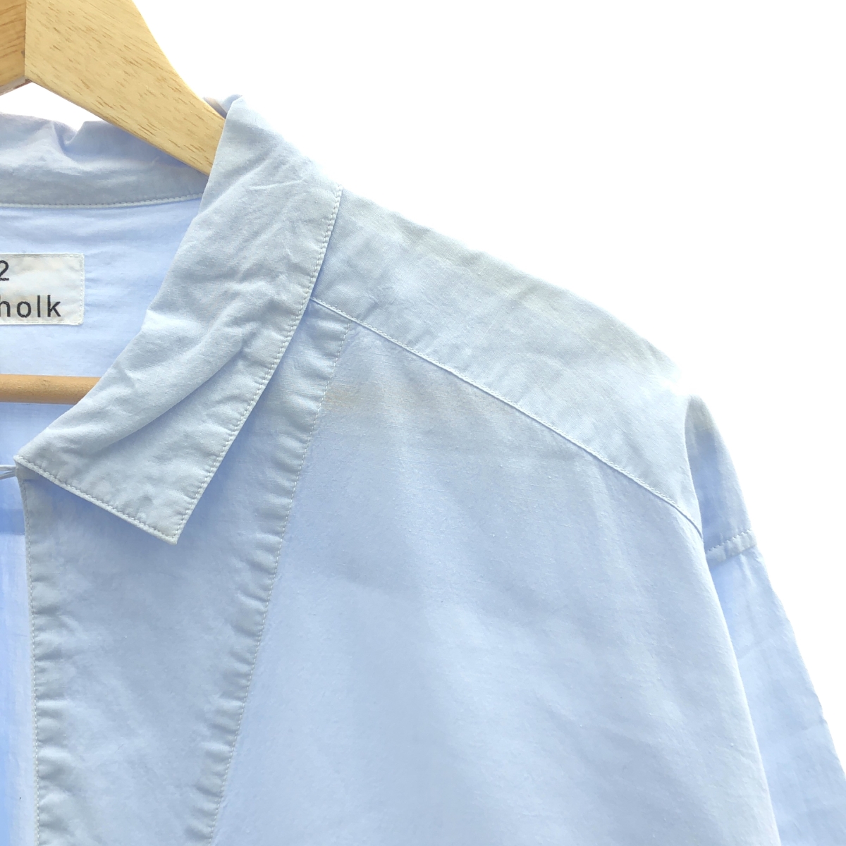 holk / ホーク コットン リネン スキッパーシャツ